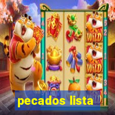 pecados lista